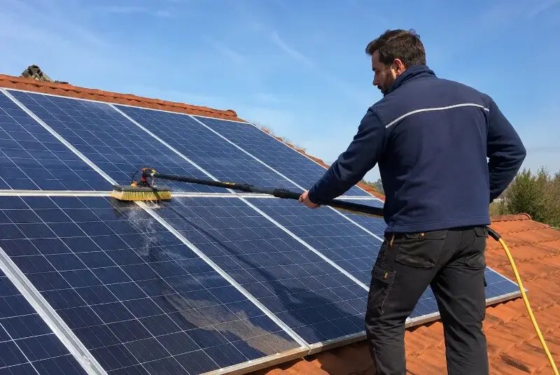 Nettoyage et entretien de panneaux solaires à Trets