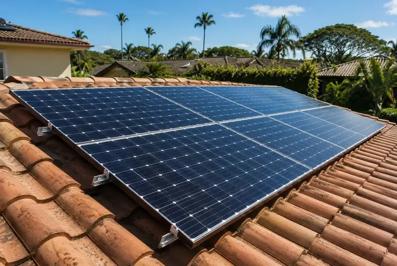 Installation de panneaux solaires à Trets