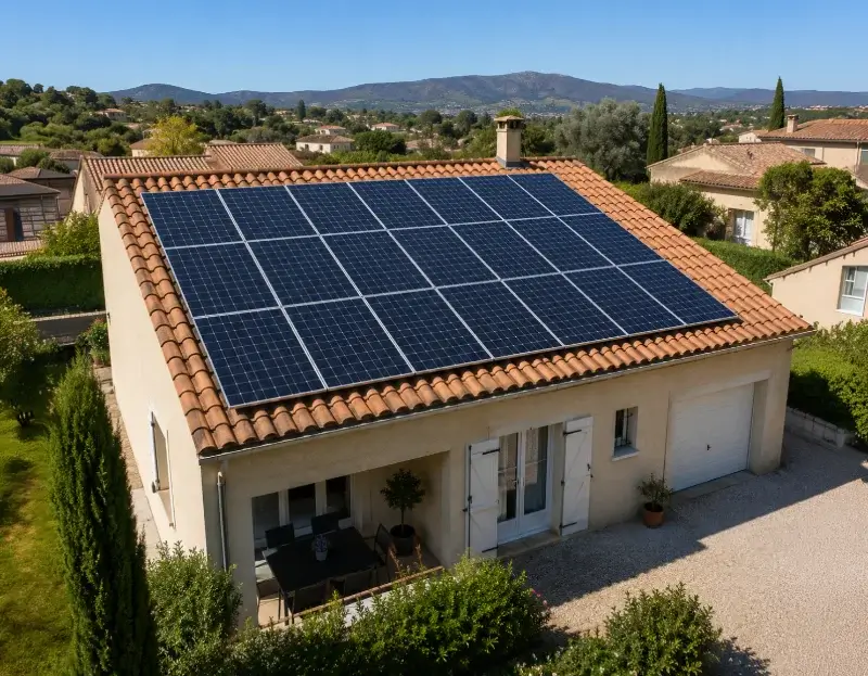 Prime à l'autoconsommation panneaux solaires Trets — aide financière de l'État